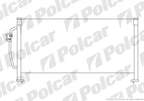Радиаторы кондиционера Polcar 7240K8C1