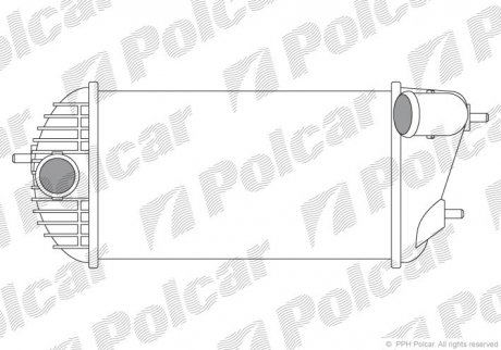 Радиаторы воздуха (Интеркулеры) Polcar 7415J81X (фото 1)