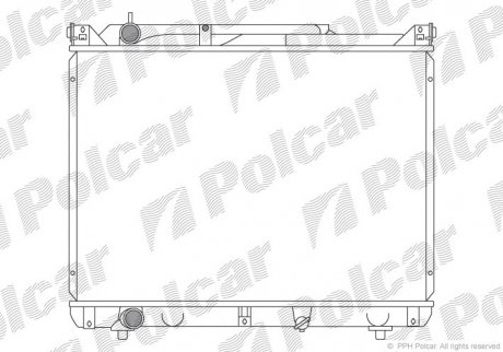 Радиаторы охлаждения Polcar 7424087K