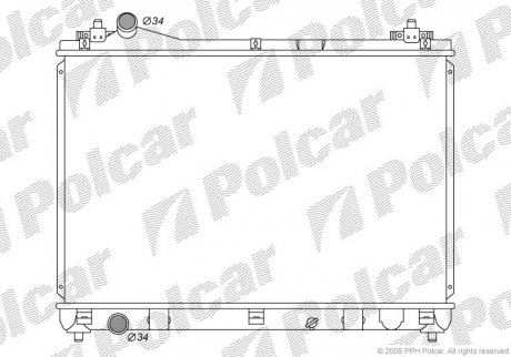 Радиаторы охлаждения Polcar 7426081K (фото 1)