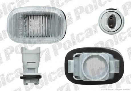 Указатель поворота боковой Polcar 8137195E