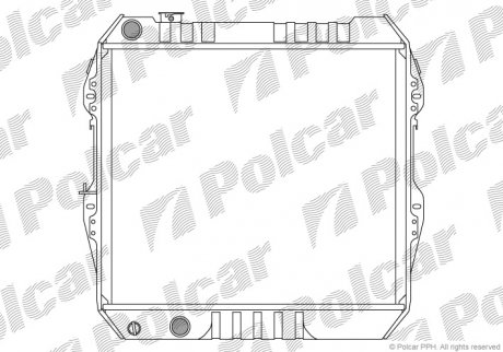 Радиатор охлаждения Polcar 817408-1 (фото 1)