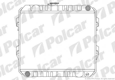 Радиатор охлаждения Polcar 817408-2