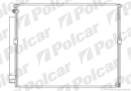 Радиатор кондиционера Polcar 8178K81K