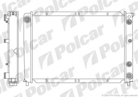 Радиатор охлаждения Polcar 903108-5