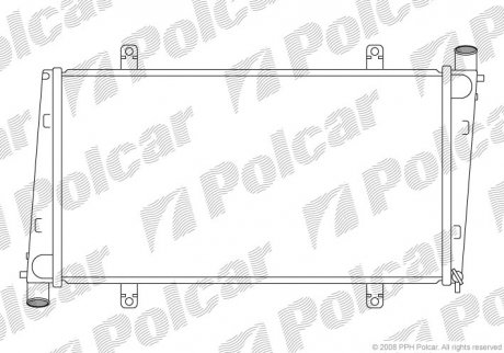 Радиатор охлаждения Polcar 904008-2