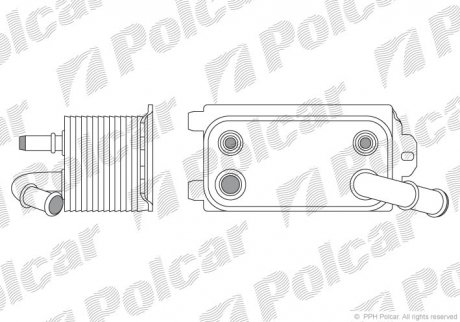 Радиаторы масла Polcar 9071L81X (фото 1)
