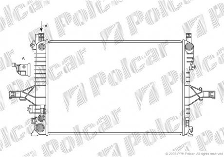 Радиатор охлаждения Polcar 908008-2