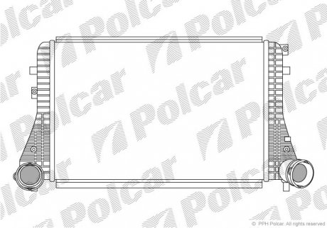 Радиаторы воздуха (Интеркулеры) Polcar 9513J8-1 (фото 1)