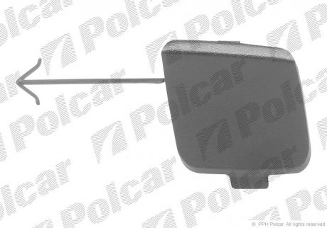 Заглушка крюка буксировки Polcar 951896-9