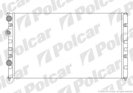 Радиаторы охлаждения Polcar 952408-8