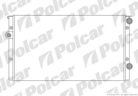 Радиатор охлаждения Polcar 953808B5