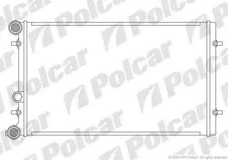 Радиатор охлаждения Polcar 954108-2