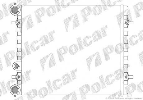 Радиаторы охлаждения Polcar 954108A1 (фото 1)