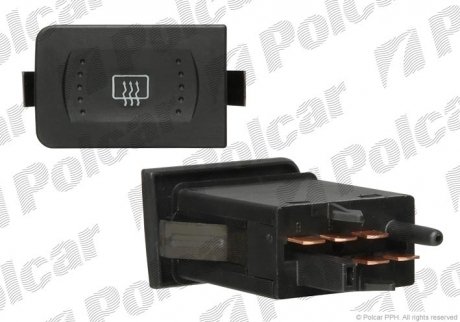 Включатель обогрева заднего окна Polcar 9541P-40