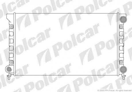 Радиаторы охлаждения Polcar 954608A4 (фото 1)
