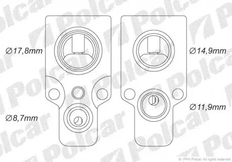 Стопорный клапан Polcar 9546KZ-1