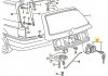 Кнопка, замок багажника Passat B3 универсал, седан Polcar 9546Z-15 (фото 2)