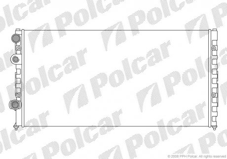 Радиаторы охлаждения Polcar 954708A2 (фото 1)