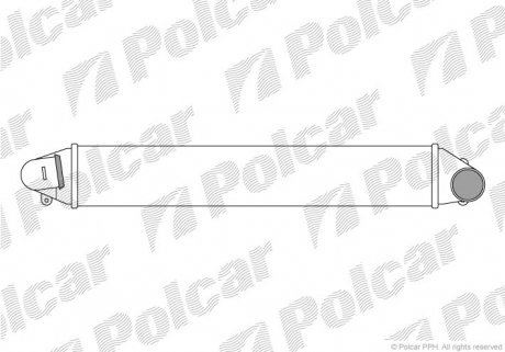 Радиаторы воздуха (Интеркулеры) Polcar 9550J8-2 (фото 1)