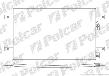 Радиаторы кондиционера Polcar 9550K8C2