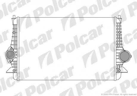 Радиаторы воздуха (Интеркулеры) Polcar 9551J81X