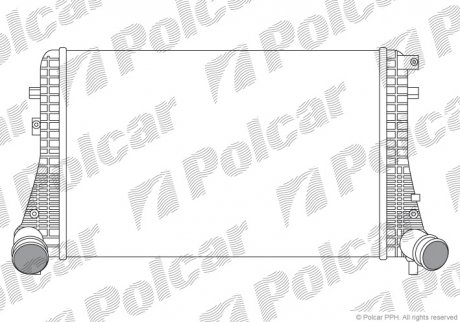 Радиаторы воздуха (Интеркулеры) Polcar 9555J8-1 (фото 1)