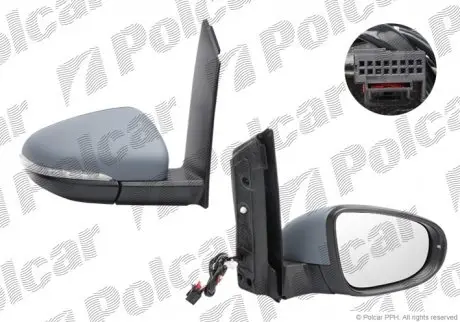 Зеркало внешнее Polcar 9563525M