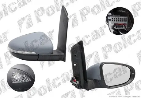 Зеркало внешнее Polcar 9563526M