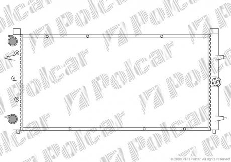 Радиатор охлаждения Polcar 956608-2 (фото 1)