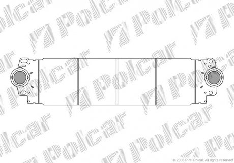 Радиаторы воздуха (Интеркулеры) Polcar 9568J81X (фото 1)
