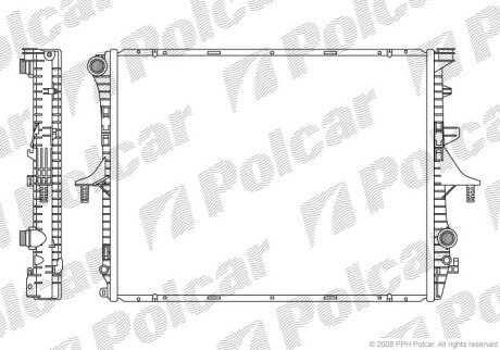 Радиаторы охлаждения Polcar 9580081X