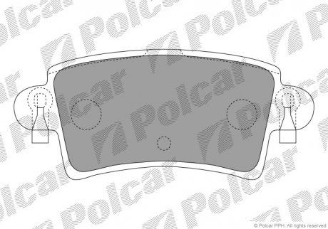 Тормозные колодки Polcar S70-1056