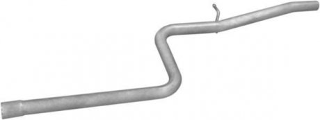 Глушитель алюм. сталь, средн. часть Fiat Doblo 1.9 JTD 05- (07.315) POLMOSTROW 07315 (фото 1)