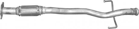 Труба приемная алюминизированная сталь Hyundai Getz 1.1 POLMOSTROW 10.64 (фото 1)