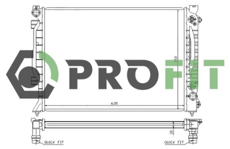 Радіатор охолодження PROFIT 1740-0001