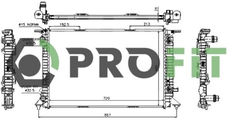 Радіатор охолодження PROFIT 1740-0021