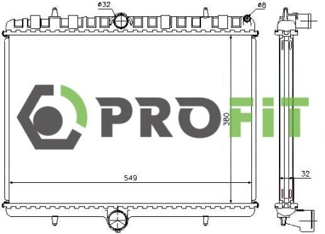 Радиатор охлаждения PROFIT 1740-0088