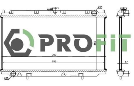 Радіатор охолодження PROFIT 1740-0255