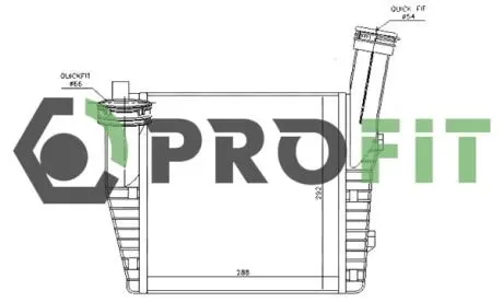 Интеркулер PROFIT 1780-0003