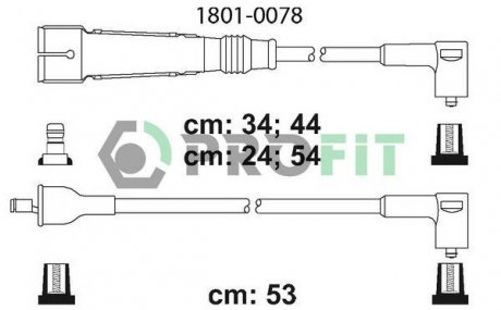 Высоковольтные провода PROFIT 1801-0078 (фото 1)