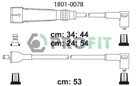 Высоковольтные провода PROFIT 1801-0078