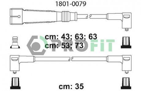 Высоковольтные провода PROFIT 1801-0079