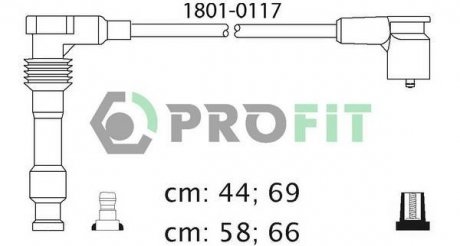 Высоковольтные провода PROFIT 1801-0117 (фото 1)