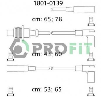 Высоковольтные провода PROFIT 1801-0139 (фото 1)