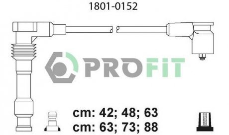 Высоковольтные провода PROFIT 1801-0152 (фото 1)