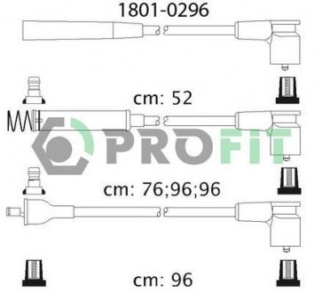 Высоковольтные провода PROFIT 1801-0296 (фото 1)