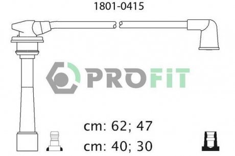 Высоковольтные провода PROFIT 1801-0415 (фото 1)