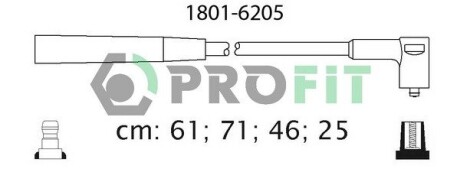 Высоковольтные провода PROFIT 1801-6205