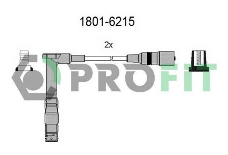 Высоковольтные провода PROFIT 1801-6215 (фото 1)